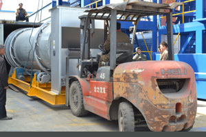 asphalt batch plant delivery