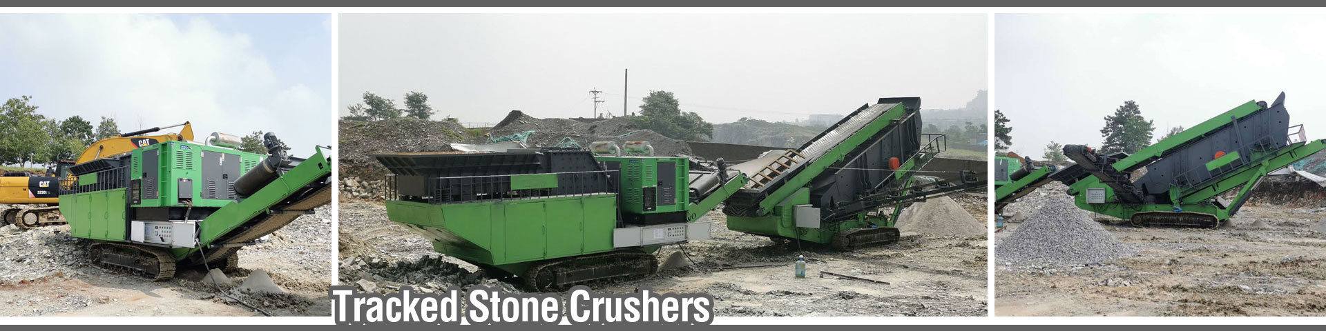 Tracked-stone-crusher