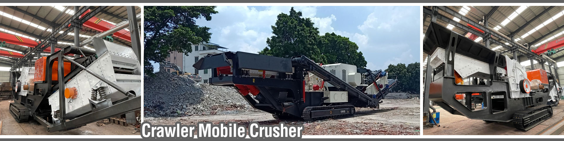 crawler mobile crusher plant
