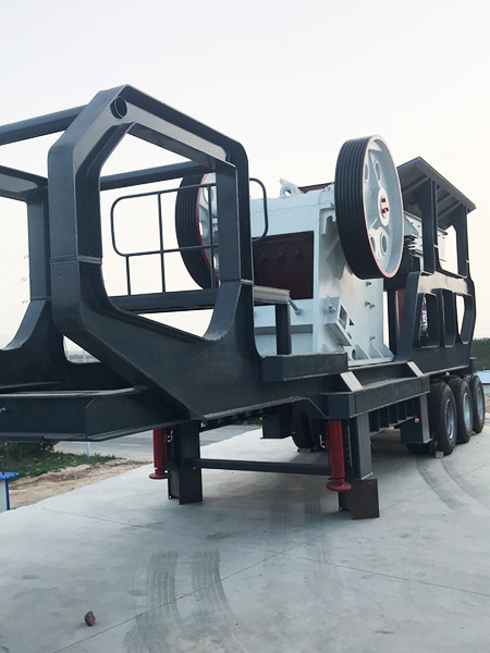 tyre mobile crusher